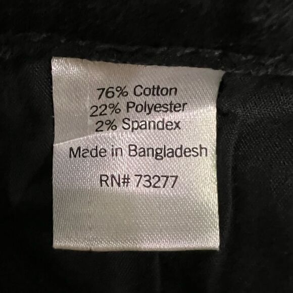 Sol Super High Rise Ultimate Jegging Juniors 11 Black Jeans w Distressed Knees - Picture 4 of 12